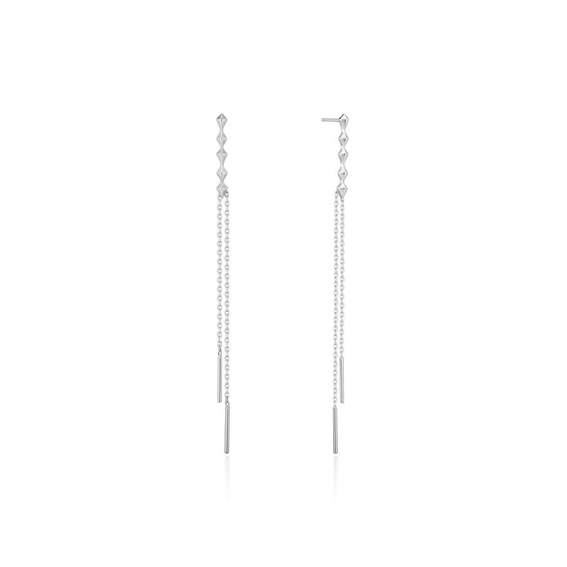 Brincos Ania Haie Silver Spike em Prata - Compre Online Aqui
