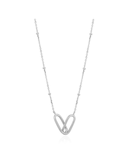 Ania Haie Silver Beaded Chain Necklace N021-01H Sterling Silver