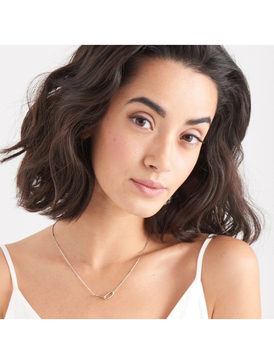 Colar Ania Haie Silver Beaded Chain N021-01H em Prata de Lei