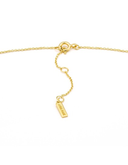 Ania Haie Gold Luxe Circle Necklace N024-01G Sterling Silver