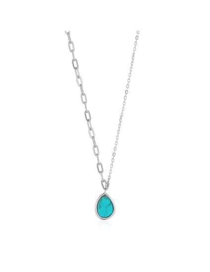 Collar Ania Haie Silver Turquoise N027-02H Plata de Ley
