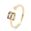 Anillo Luxenter Letra B H2046Y20B00 Plata de Ley Dorada