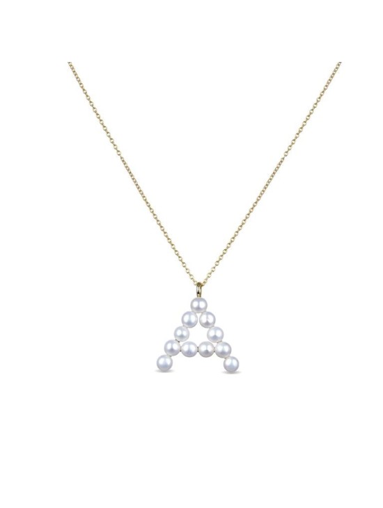 Colgante Luxenter Letra A PX005Y114A00 Prata Dourada | Joyeria Pare