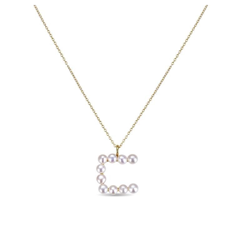 Colgante Luxenter Letra C PX005Y114C00 Plata de Ley Dorada | Joyería Parejo