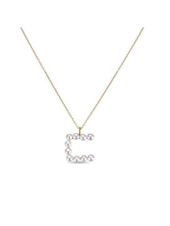 Colgante Luxenter Letra C PX005Y114C00 Plata de Ley Dorada | Joyería Parejo