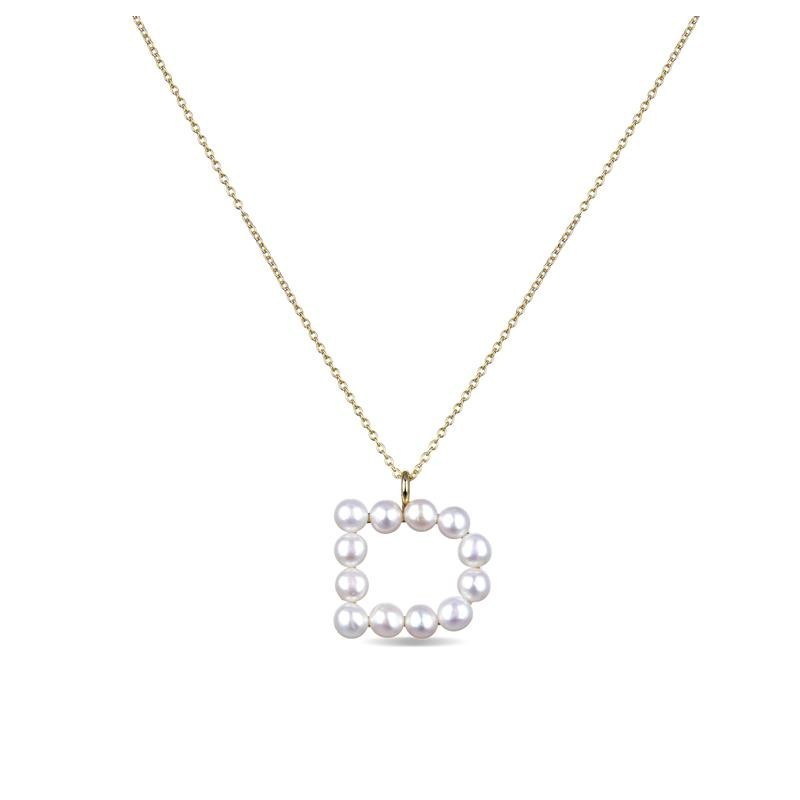 Colgante Luxenter Letra D em Prata Dourada | Joyeria Parejo