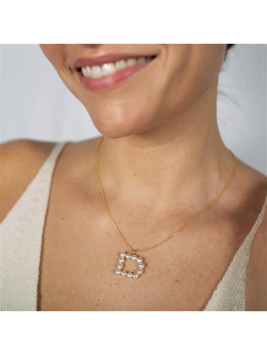 Colgante Luxenter Letra D em Prata Dourada | Joyeria Parejo
