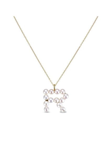 Colgante Luxenter Letra R PX005Y114R00 Plata de Ley Dorada | Joyería Parejo