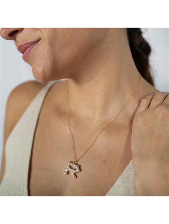 Colgante Luxenter Letra R PX005Y114R00 Plata de Ley Dorada | Joyería Parejo