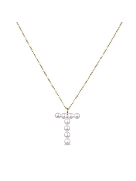 Colgante Luxenter Letra T PX005Y114T00 Plata de Ley Dorada | Joyería Parejo