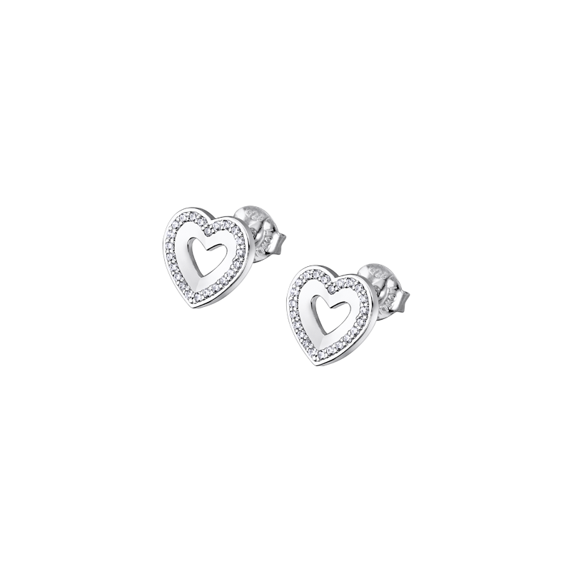 Pendientes Lotus Silver LP3137-4/1 Corazón | Joyería Parejo