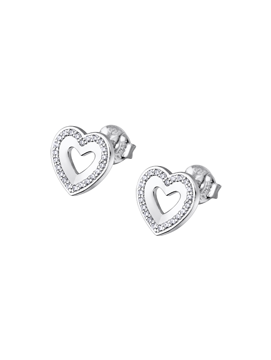 Pendientes Lotus Silver LP3137-4/1 Corazón | Joyería Parejo