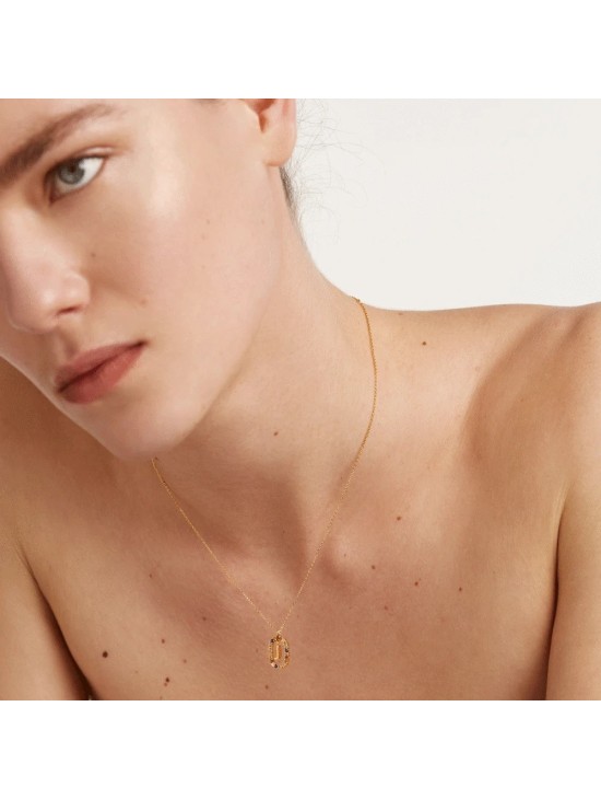 Colar P D Paola Letra J Prata 925 Dourado | Joyeria Parejo