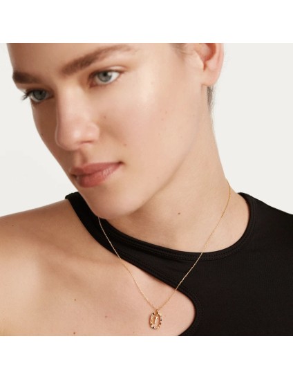 Collar P D Paola Letra T Plata 925MM Dorada | Joyería Parejo