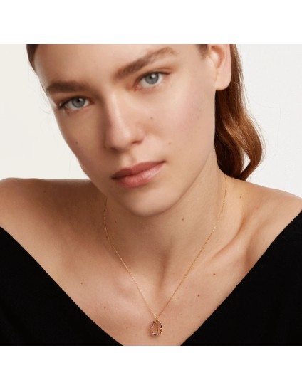 Collar P D Paola Letra I Plata 925MM Dorada | Joyería Parejo