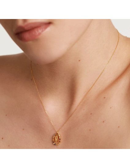 Collar P D Paola Letra H Plata 925MM Dorada | Joyería Parejo