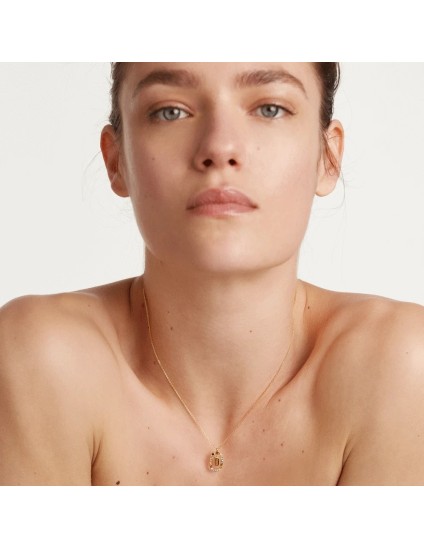 Collar P D Paola Letra D Plata 925MM Dorada | Joyería Parejo