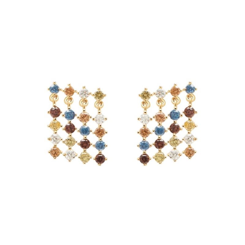 Pendientes PDPAOLA Willow Plata Dorado + Envío Gratis