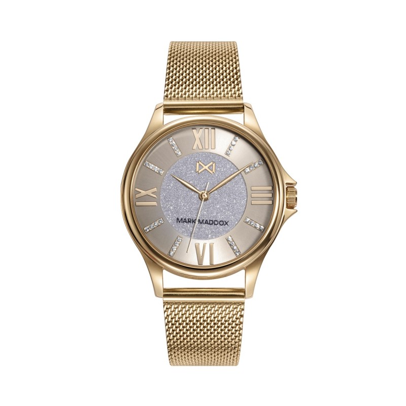 Reloj Mark Maddox Mujer MM7146-23 Malla Dorado | Joyería Parejo