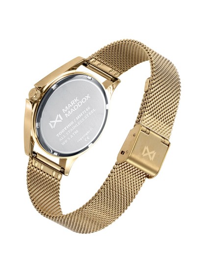 Reloj Mark Maddox Mujer MM7146-23 Malla Dorado | Joyería Parejo