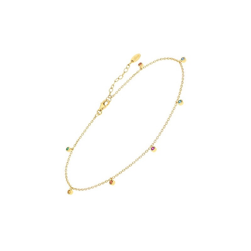 Tobillera Lotus Silver LP3245-8/2 Circonita | Joyería Parejo