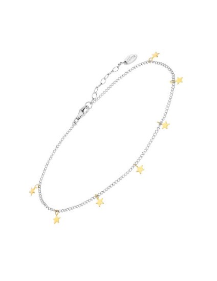 Lotus Silver LP3240-8/2 Star Anklet | Joyería Parejo