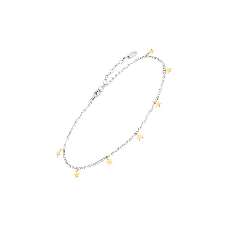 Lotus Silver LP3240-8/2 Star Anklet | Joyería Parejo