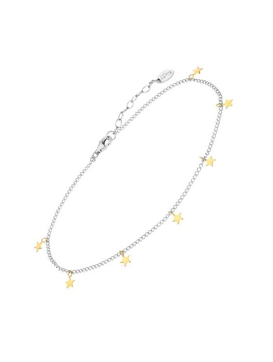Tobillera Lotus Silver LP3240-8/2 Estrella | Joyería Parejo