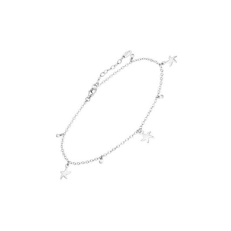 Tobillera Lotus Silver LP3241-8/1 Perla | Joyería Parejo