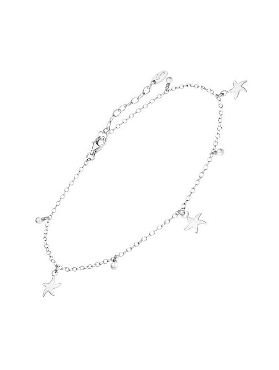 Tobillera Lotus Silver LP3241-8/1 Perla | Joyería Parejo