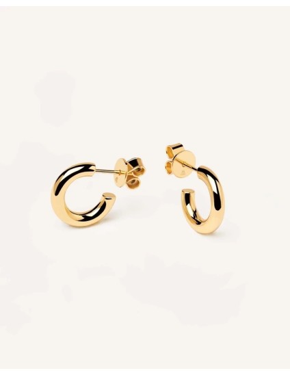Pendientes PDPaola Mini Cloud Plata 925MM Dorado | Joyería Parejo