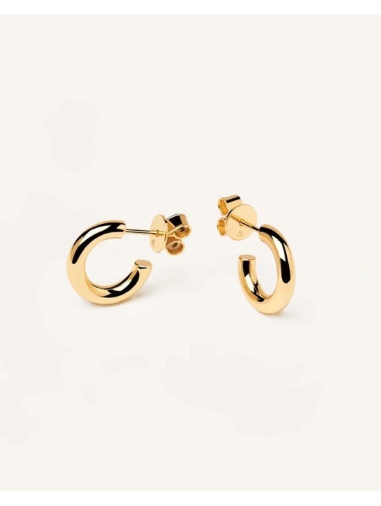 Pendientes PDPaola Mini Cloud Plata 925MM Dorado | Joyería Parejo