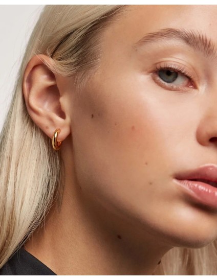 Pendientes PDPaola Mini Cloud Plata 925MM Dorado | Joyería Parejo