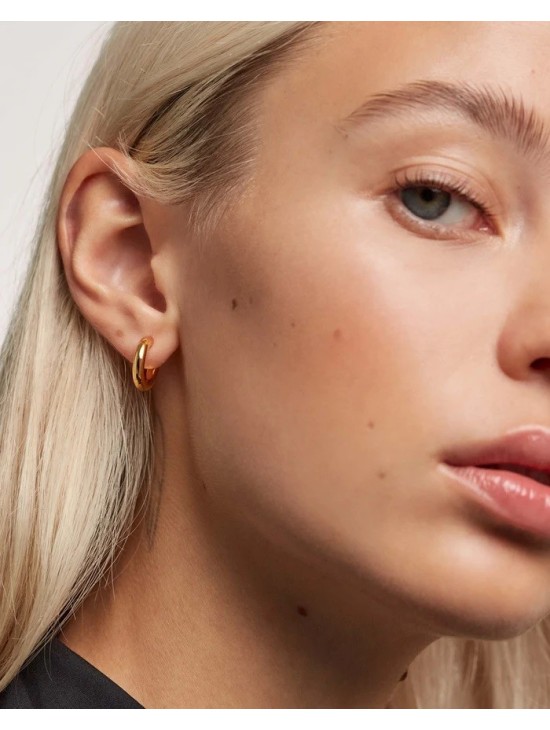 Pendientes PDPaola Mini Cloud Plata 925MM Dorado | Joyería Parejo