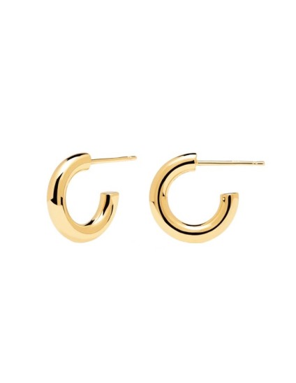 Pendientes PDPaola Mini Cloud Plata 925MM Dorado | Joyería Parejo