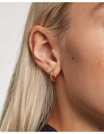 Pendientes PDPaola Mini Cloud Plata 925MM Dorado | Joyería Parejo