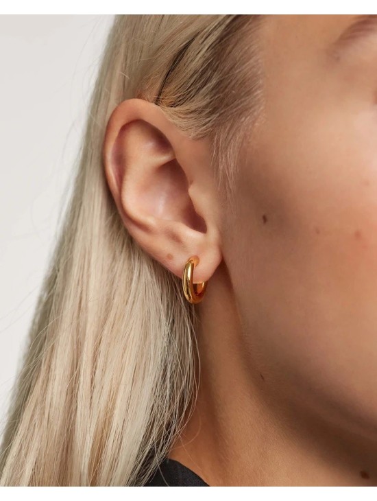 Pendientes PDPaola Mini Cloud Plata 925MM Dorado | Joyería Parejo