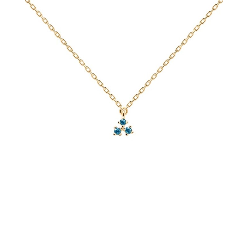 Collar PDPaola Daisy Plata 925MM Dorado | Joyería Parejo