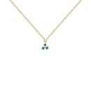 Collar PDPaola Daisy Plata 925MM Dorado