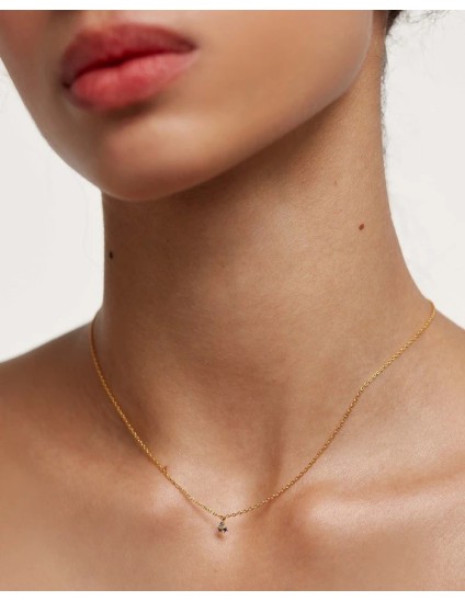 PDPaola Daisy Gold 925 Silver Necklace | Joyería Parejo