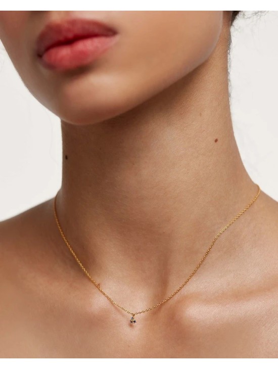 Collar PDPaola Daisy Plata 925MM Dorado | Joyería Parejo