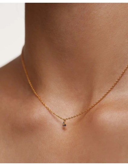 Collar PDPaola Daisy Plata 925MM Dorado | Joyería Parejo