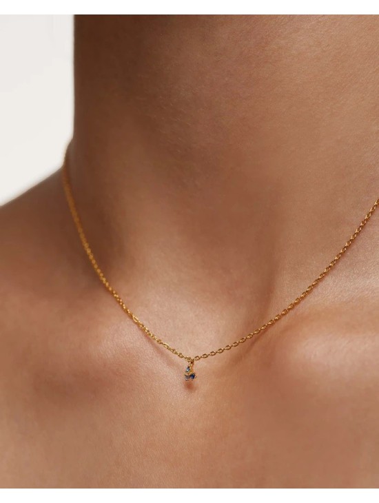 Collar PDPaola Daisy Plata 925MM Dorado | Joyería Parejo