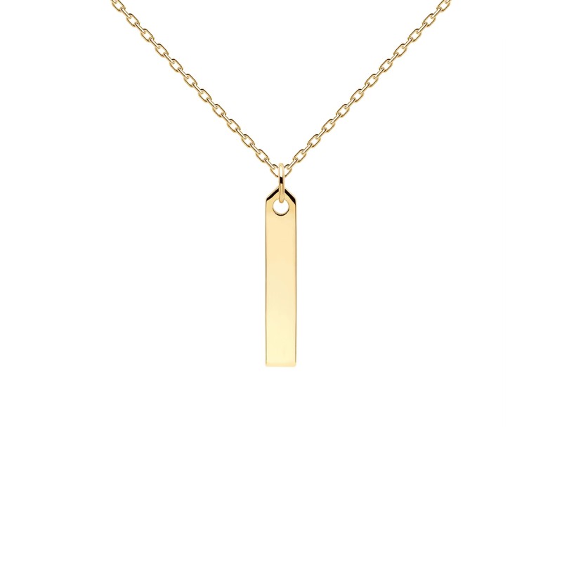 Collar PDPaola Flame Plata 925MM Dorado | Joyería Parejo
