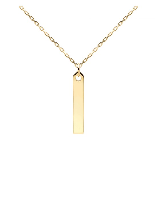 Collar PDPaola Flame Plata 925MM Dorado | Joyería Parejo