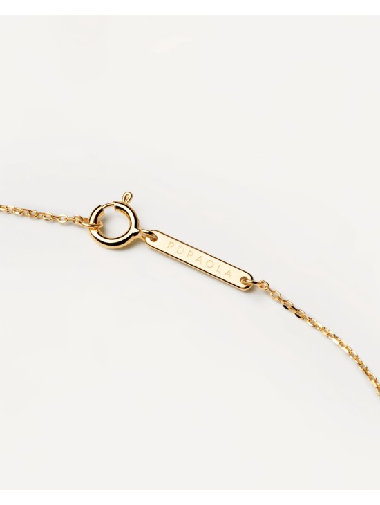 Collar PDPaola Flame Plata 925MM Dorado | Joyería Parejo