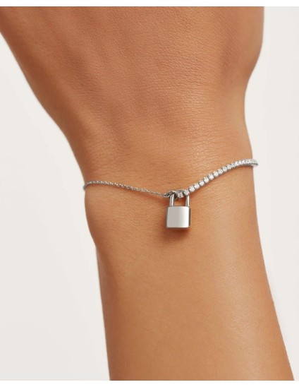 Pulsera PDPaola Bond Plata 925MM | Joyería Parejo