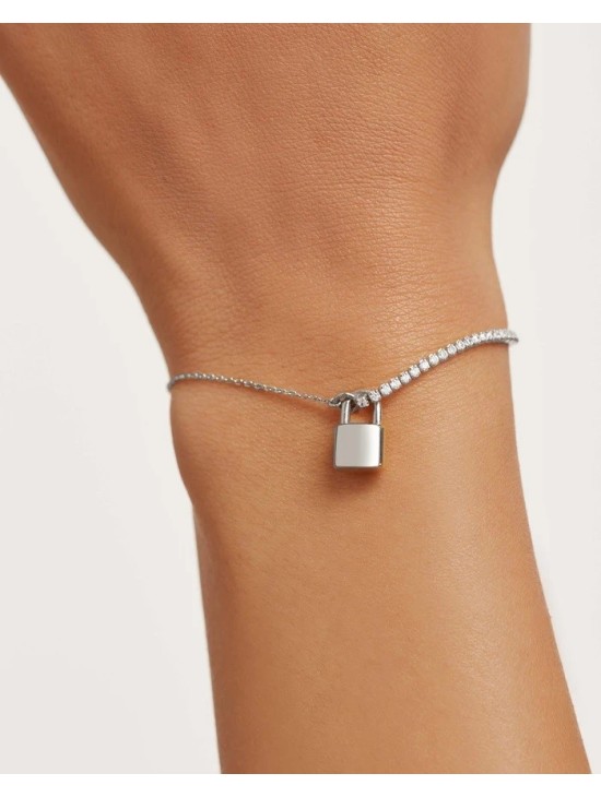 Pulsera PDPaola Bond Plata 925MM | Joyería Parejo