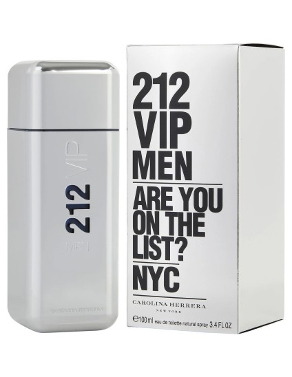 212 VIP Men 100ml Eau de Toilette by Carolina Herrera | Authentic S