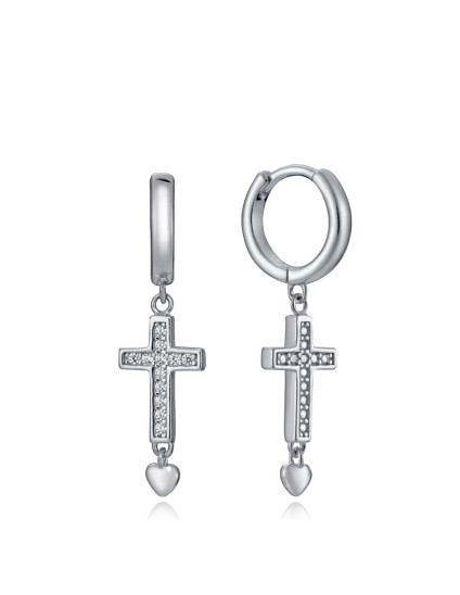 Viceroy Fashion Earrings 13023E000-30 Cross & Heart Design